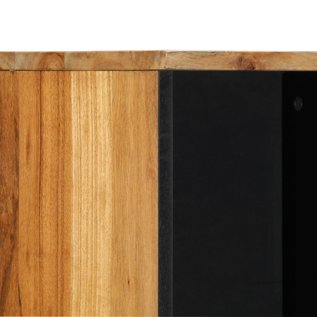 Mobile da bagno 38x33x160 cm in legno massello di acacia