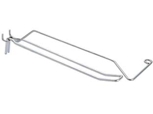 GANCI A 2 FILI CON PORTAPREZZI PER PANNELLI FORATI- - ø mm.3,8x5x400 l. - 5 pezzi