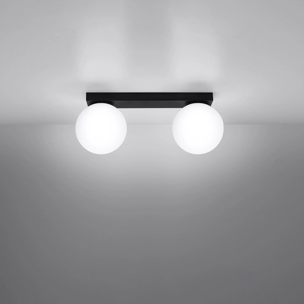 Plafoniera Pure Lume SOLEDA PU.1152 2xG9 bianco/nero