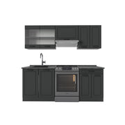 Vicco Cucina componibile Casa di campagna antracite/antracite 200 cm , PL Antracite