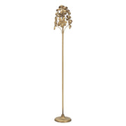 Portacandela VKH336, Oro, Metallo, 17x17x93 cm