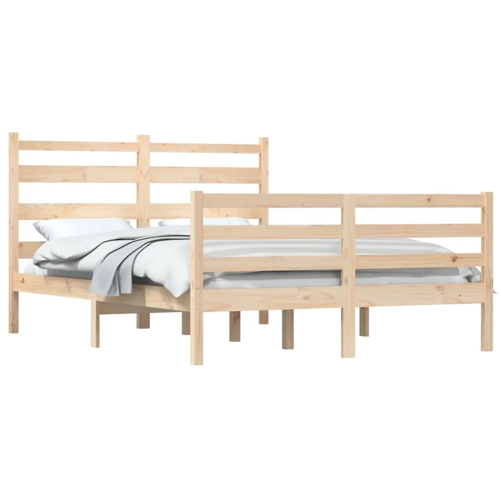 Giroletto-Struttura Letto in Legno Massello di Pino 120x200 cm 275992
