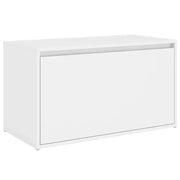 Panca da Ingresso 80x40x45 cm Bianca in Truciolato