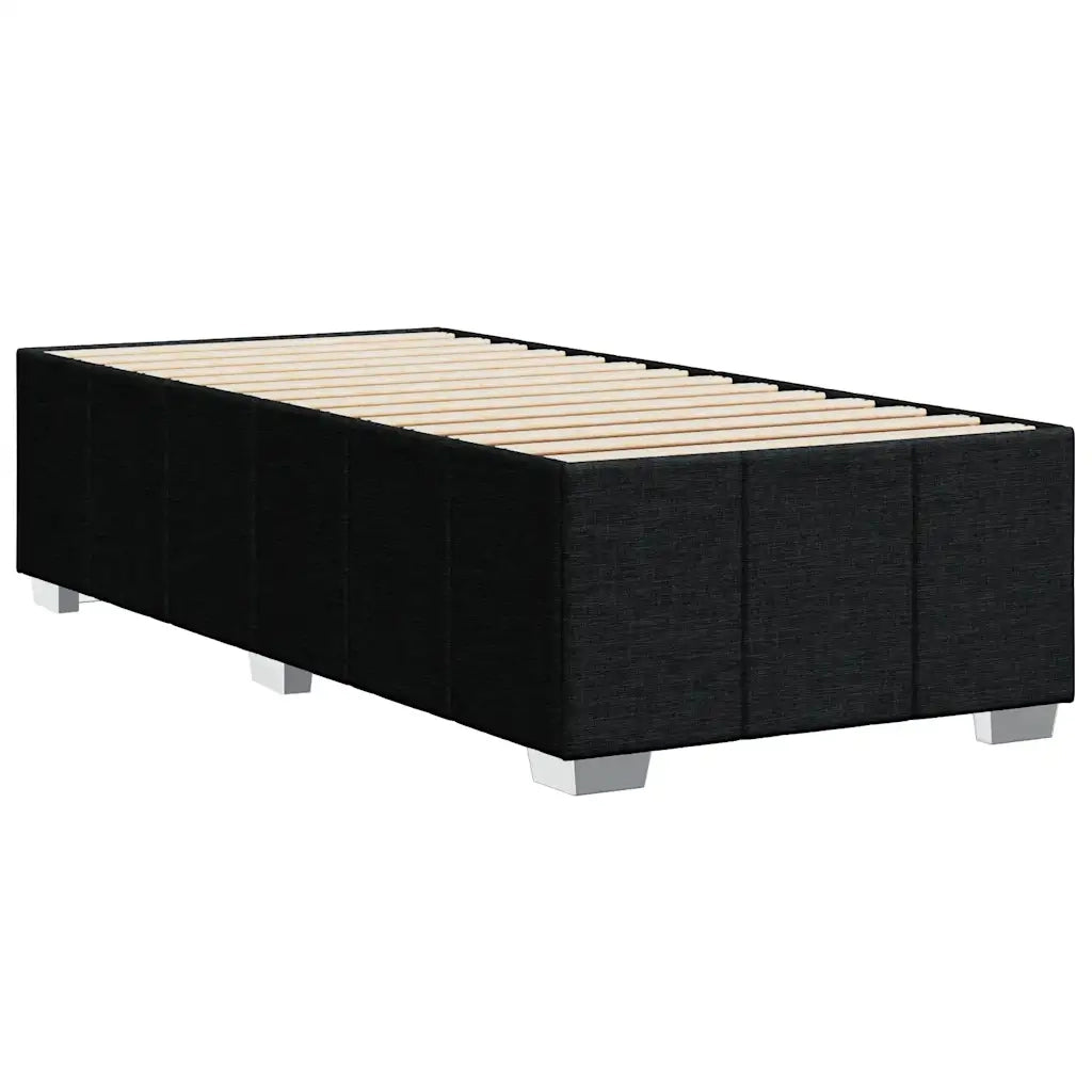 Giroletto senza Materasso Nero 100x200 cm in Tessuto 3284813