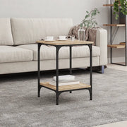 Tavolino da Salotto Rovere Sonoma 40x40x55 cm Legno Multistrato 832824