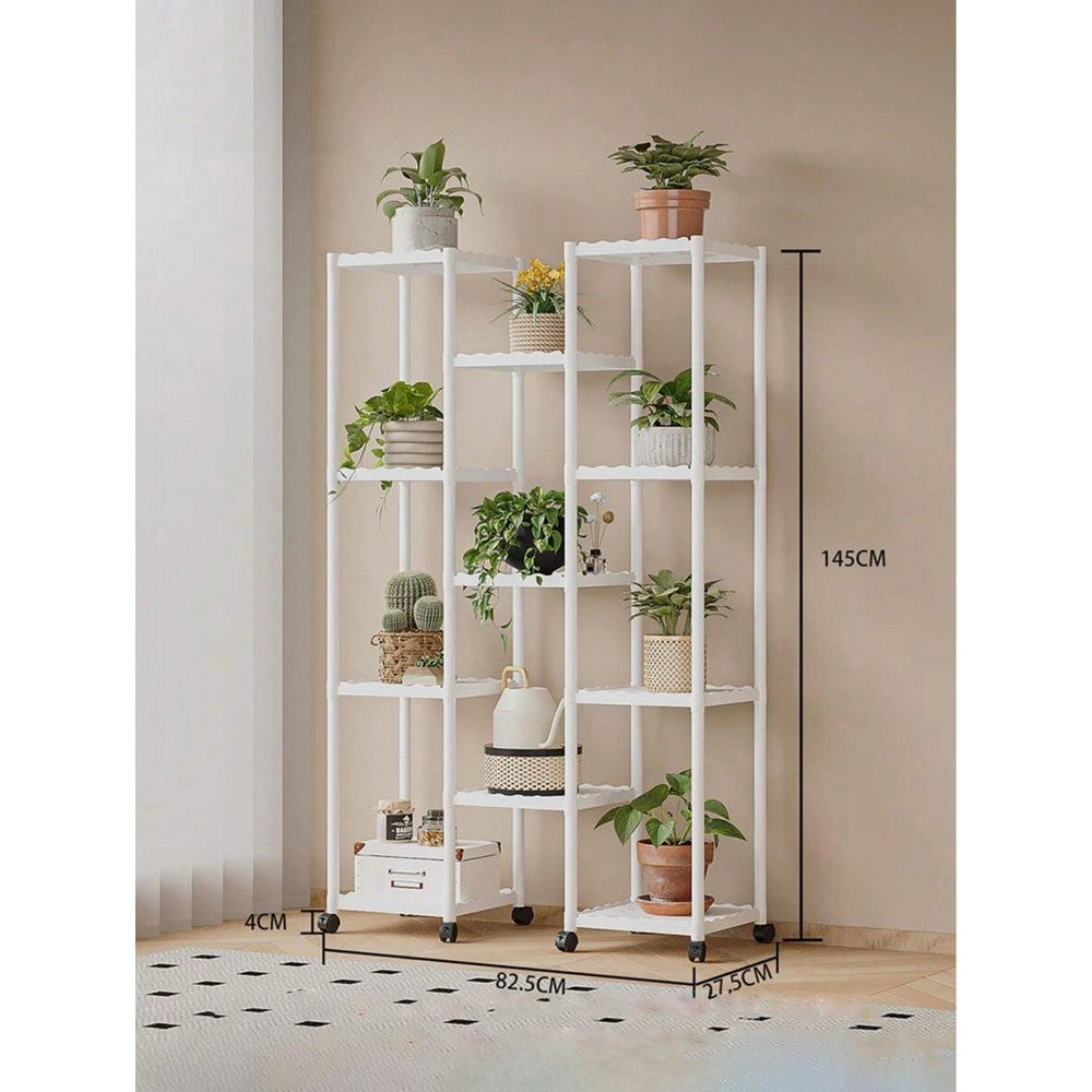 Trade Shop - Mobile Multistrato Per Terrazza Cortile Balcone Uso Interno Mensola Per Vasi Fiori Piante -