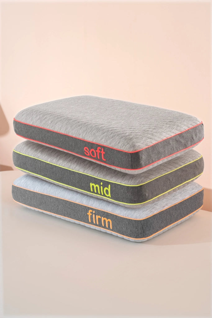 Cuscino Memory Foam 60x40x12 cm – Guanciale a Saponetta Ortopedico Traspirante, Disponibile Soffice, Medio o Rigido, Supporto Comfort per Testa e Collo, Federa Sfoderabile Lavabile Soffice