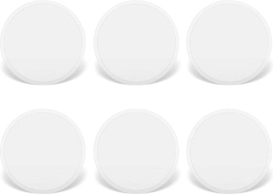 Set di 6 supporti siliconici antiscivolo e isolanti, rotondi