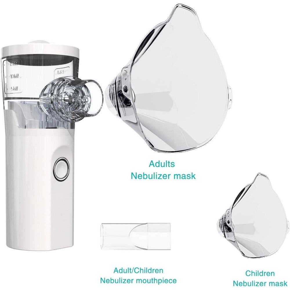 Trade Shop - Aeresol Nebulizzatore Inalatore Portatile Da Viaggio A Batterie Ricaricabile Usb -