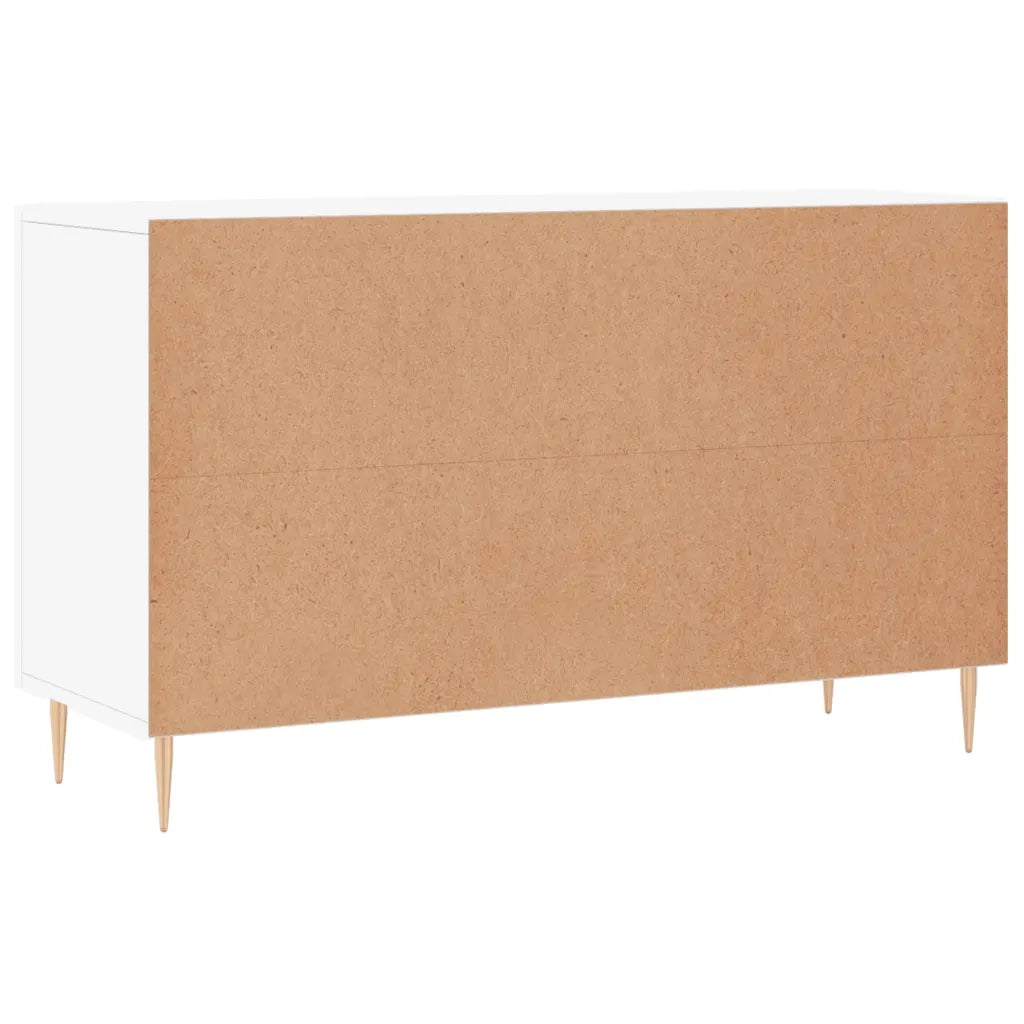Credenza | Madia | Buffet da pranzo | Armadio da pranzo Bianca 100x36x60 cm in Legno Multistrato