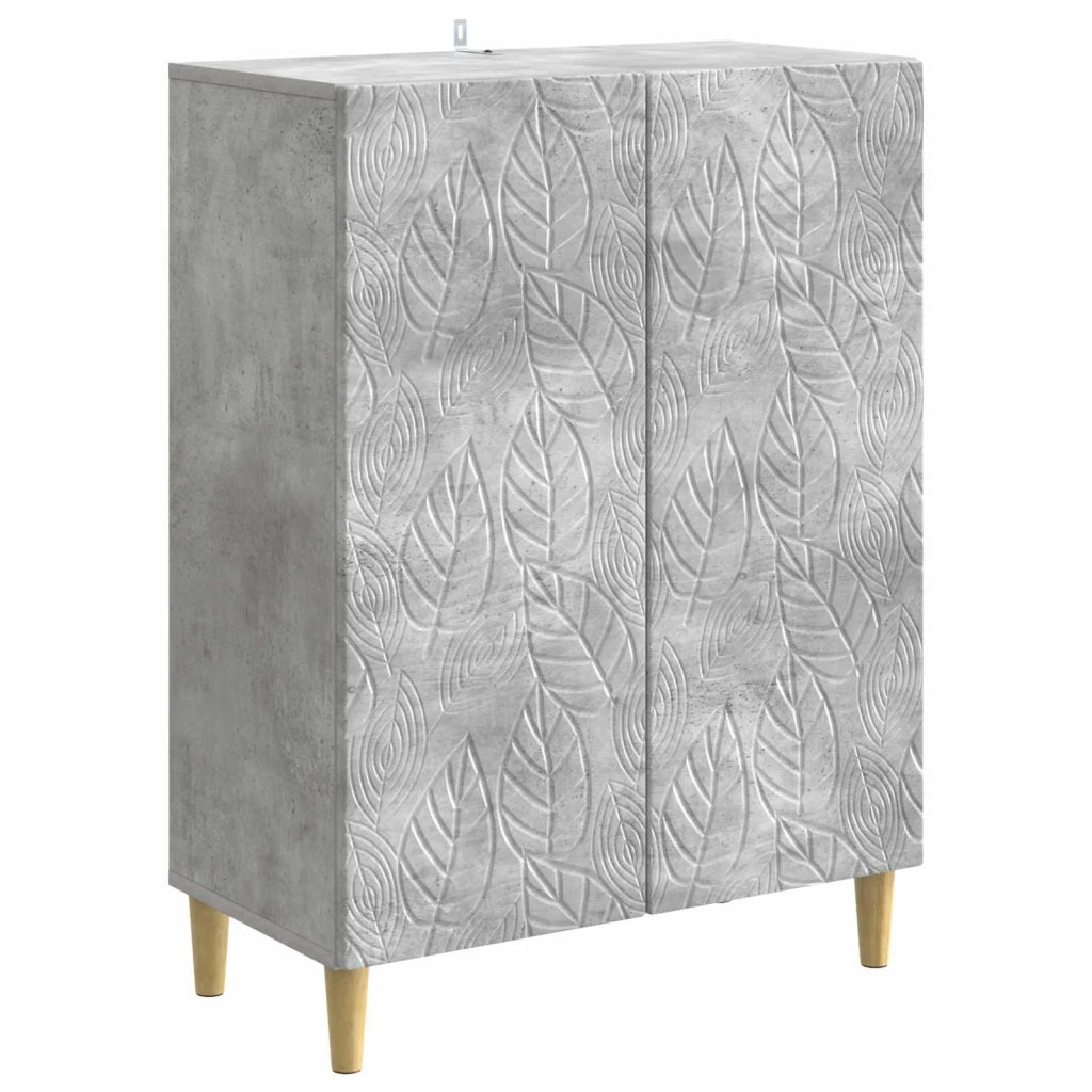 Credenza | Madia | Buffet da pranzo | Armadio da pranzo Grigio Cemento 66 x 34,5 x 90 cm Legno ingegnerizzato