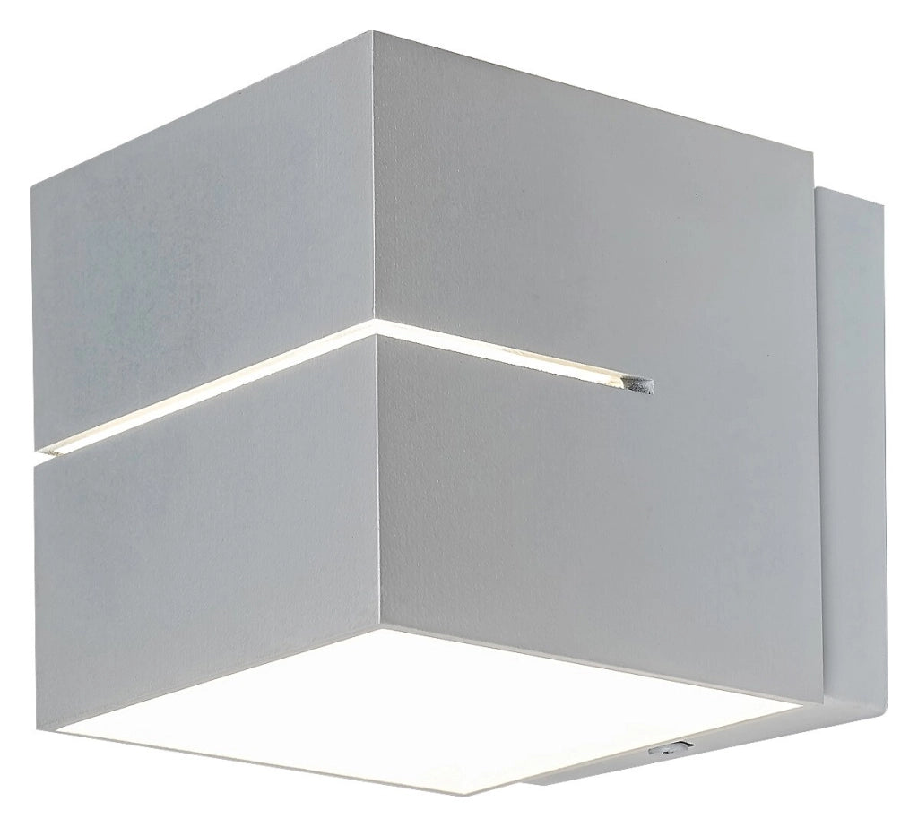 Applique cubica moderna G9 bianco opaco Kaunas 7018 Rabalux