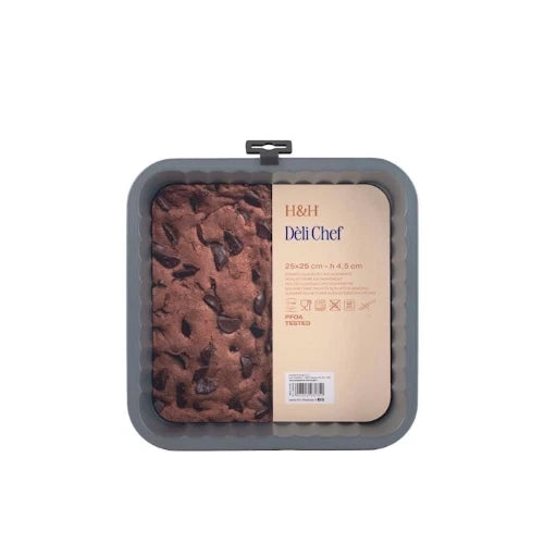 Tortiera Quadrata Dèli Chef 25 cm