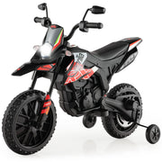 Moto elettrica 106,5 x 56 x 80 cm per bambini dai 3 agli 8 anni con musica e luci design in PP nero e metallo 20_0012890