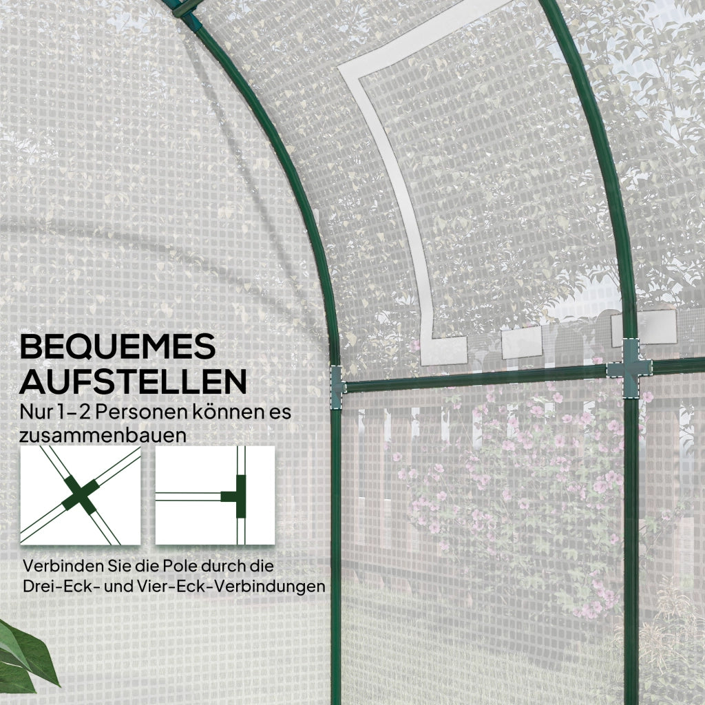 Serra Portatile per Giardino ¨C Minimal ¨C Acciaio e Plastica, Bianco