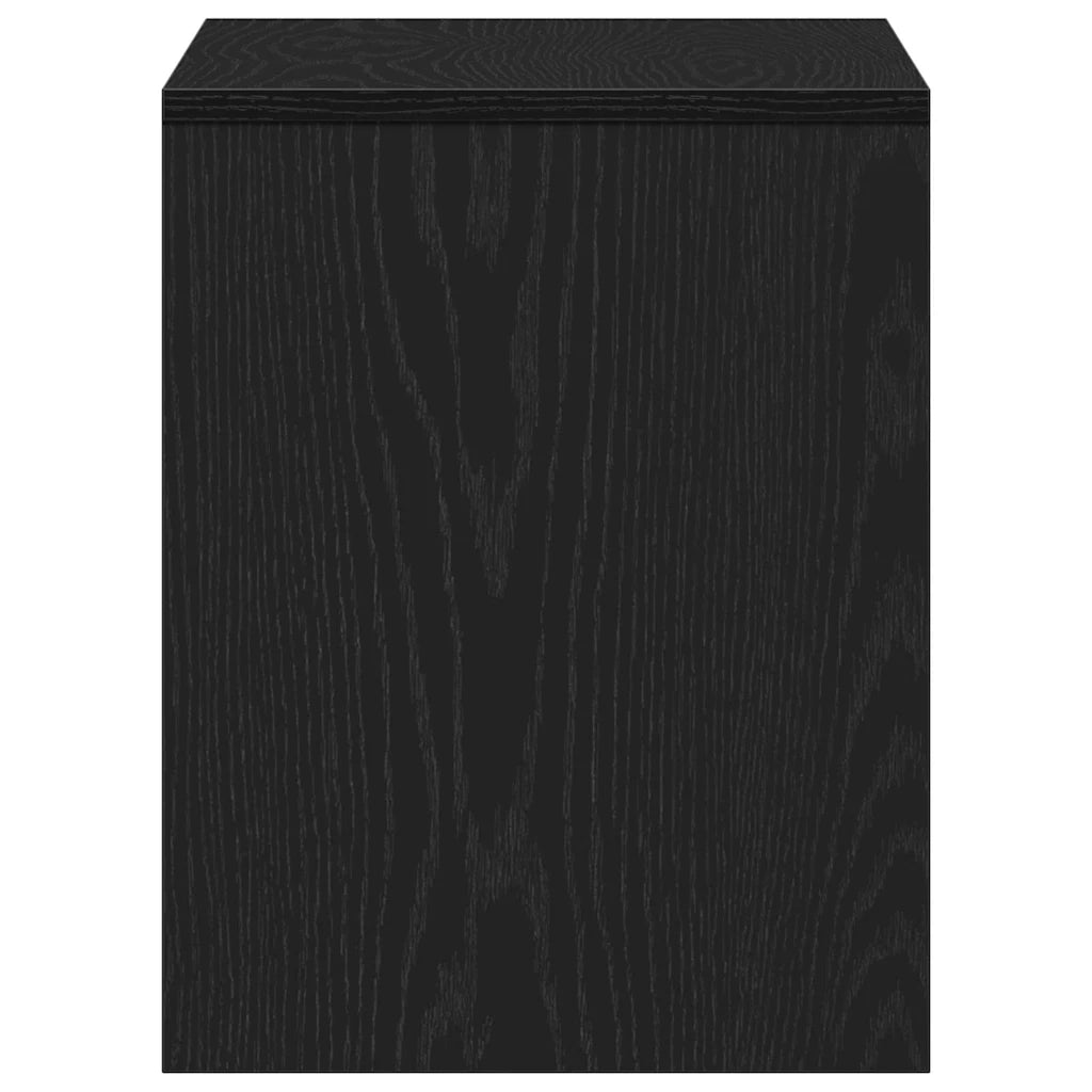 Sgabello da dressare Rovere nero 70 x 35 x 45 cm 862793