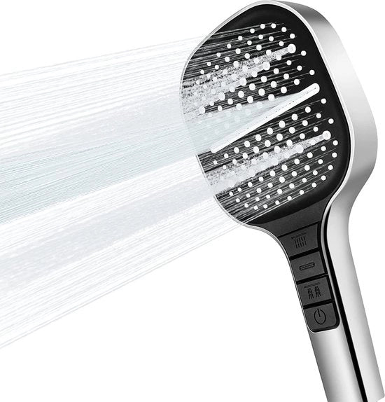 Douchekop 7 modi con risparmio d'acqua grande douchiera impostazione rapida della modalità d'acqua tramite il pulsante 

Specifiche tecniche: 
- Modello: 
- Materiale: 
- Dimensioni: 
- Colore: 
- Certificazioni:
