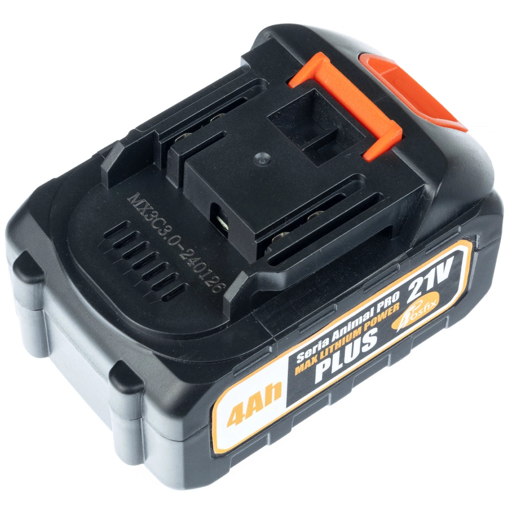 Chiave a Impulsi a Batteria 21V Rosfix Orange Doberman – 350 Nm, 2x Batterie 4Ah, Set Accessori | Alta Potenza e Durata