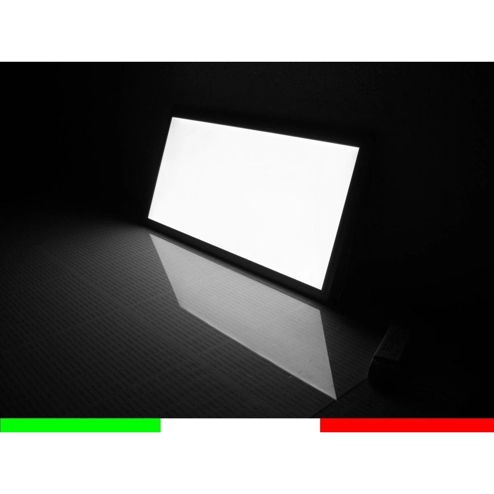 Trade Shop - Lampada Pannello Led Luminoso 60x30 Cm 20w Plafoniera Incasso Luce Fredda Calda -