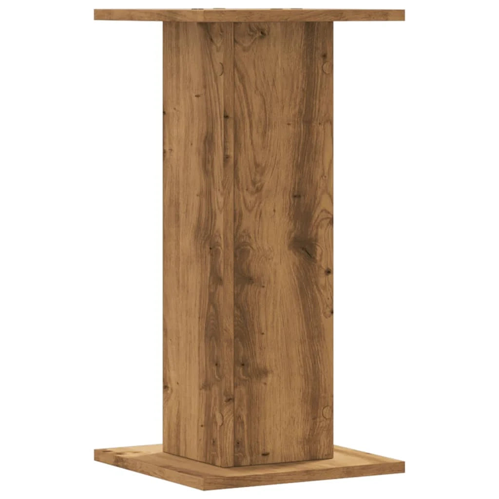 Portavasi mobili per fiori set da 2 fatti a mano legno ingegnerizzato marrone 02_0045289
