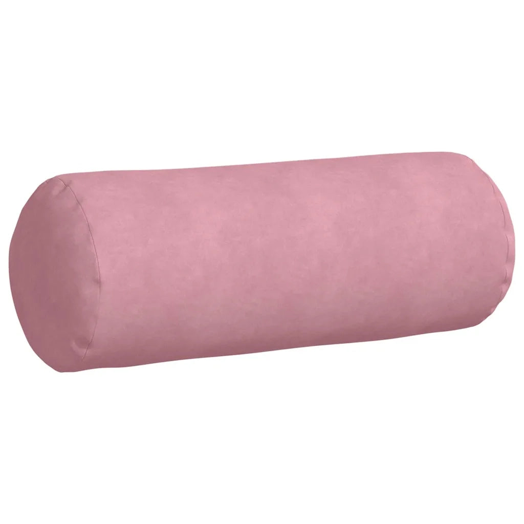 Cuscini a rullo 2 pz | Cuscini per sedie Rosa ? 25 x 70 cm Tessuto in Cords