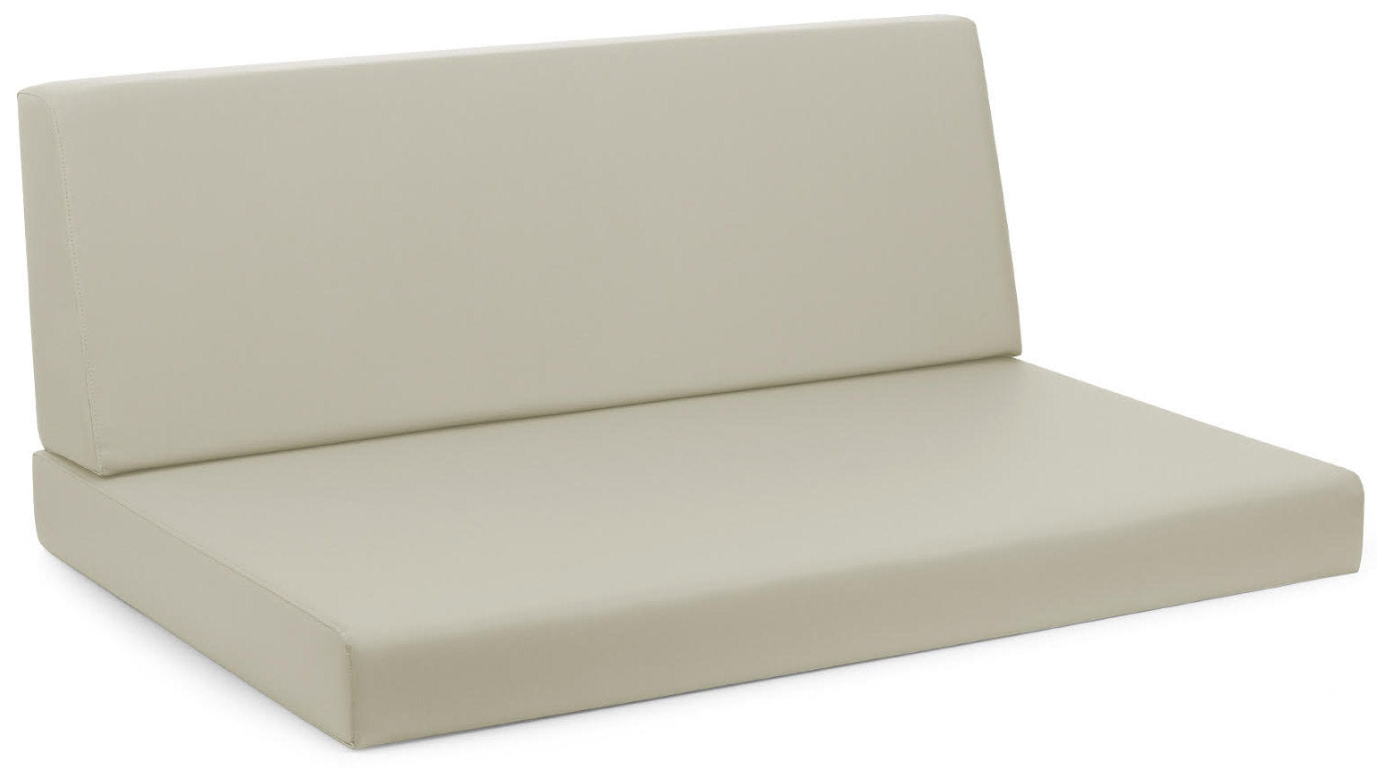 Cuscini per Pallet 120x80 cm Seduta e Schienale in Similpelle Mariotti Reforma Beige