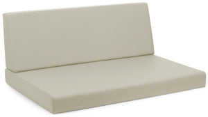 Cuscini per Pallet 120x80 cm Seduta e Schienale in Similpelle Mariotti Reforma Beige