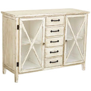 Credenza in legno beige 120x44x89h cm