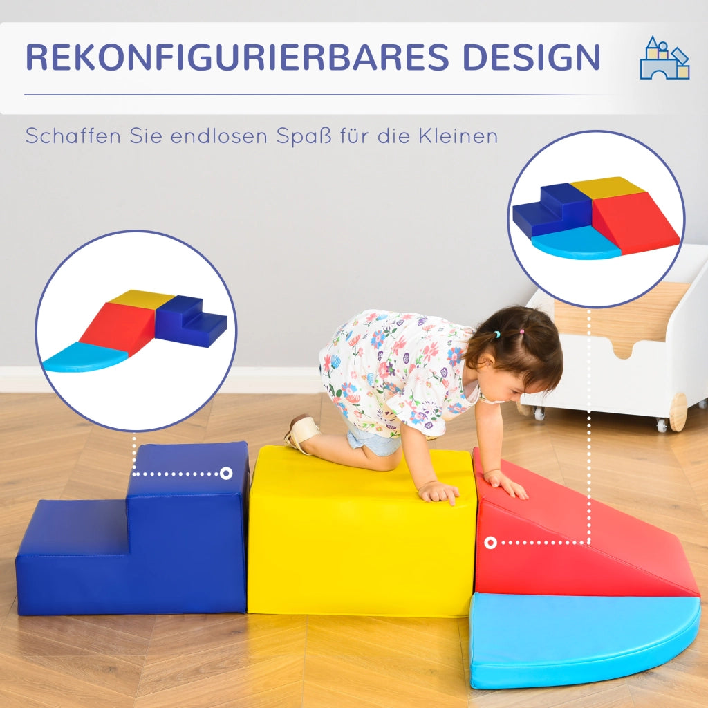 Blocchi da costruzione in schiuma per bambini ¨C Minimal ¨C Multicolore