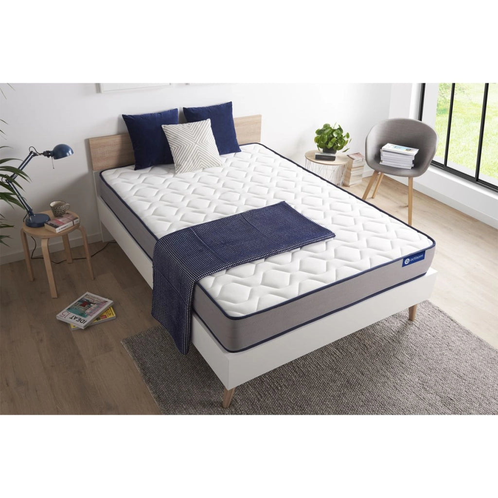 Materasso matrimoniale Actilatex form 200x200cm - Spessore : 22cm - Lattice e memory foam - Rigido