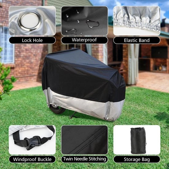 Fiat Shoes, Fiat Shoes, Impermeabili, Tessuto Oxford 420D, Garage per Bicicletta, Vela, Impermeabili, Resistente ai Raggi UV e Resistenze alle Scalfitture, Copertura per Garage, 285 x 65 x 115 cm