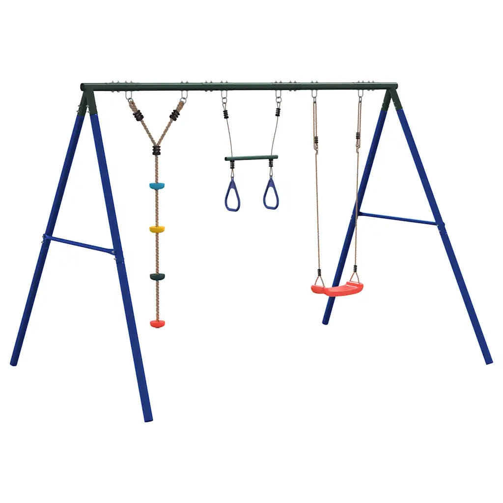 Set Gioco da Esterno con Altalena Trapezio e Altalena a Disco CFW6688583