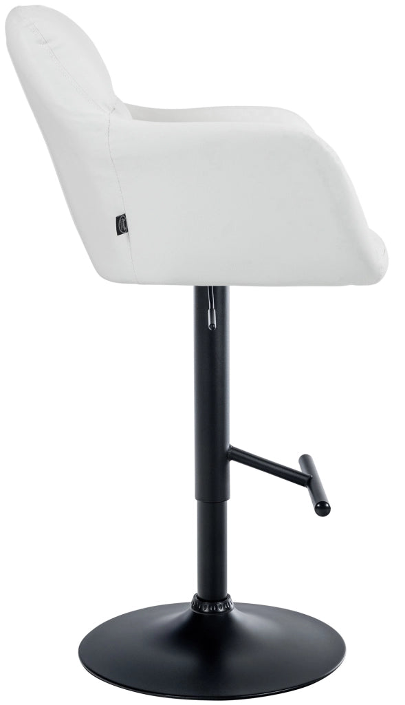 Barhocker Natoma Kunstleder schwarz