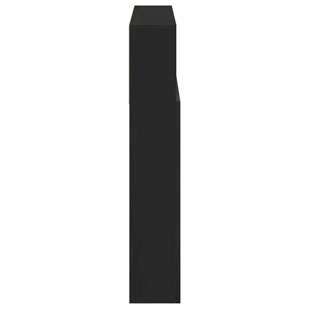 Testata del letto Rovere Nero Legno ingegnerizzato 862753