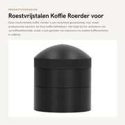 Distributore di Caffè Manuale Professionale - Distributore di Caffè a Mano - Fusto in Acciaio Inossidabile - 58mm - Per Caffetteria e Uso Casalingo - Distributore di Caffè a Mano