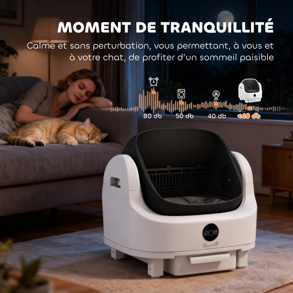 Lettiera per Gatti Autopulente ¨C Minimal ¨C Bianco