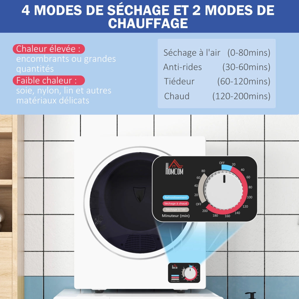 Asciugabiancheria Elettrico Portatile ¨C zephmum ¨C 850W 33L Acciaio Inossidabile 49x40.5x60 cm