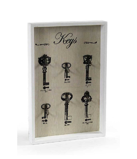 Bacheca Portachiavi Da Parete Legno Appendino Keys 20x3x30 Cm Vari Colori 813474         