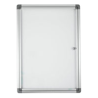 Bacheca magnetica con apertura a libro e chiave 4 A4