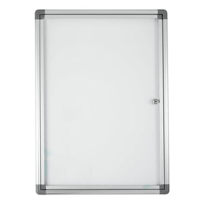 Bacheca magnetica con apertura a libro e chiave 4 A4