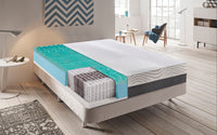Materasso Matrimoniale 200x200 a molle insachettate e Memory Foam 9 Zone Differenziate  Rivestimento sfoderabile