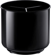 Sostegno accessori cucina senza set nero extra grande con maniglia rotante e fondo pesante in acciaio inox e lavastoviglie.