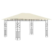 Gazebo con Zanzariera 4x3x2,73 m Crema 180 g/m² 47970