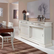 Madia credenza shabby in legno 2 porte scorrevoli(smontabile) l.180 p.48 h.100 (3071) - Mobili 2G