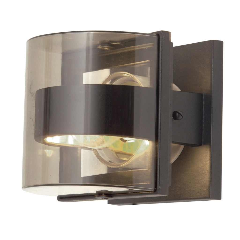 Applique esterna moderna grafite E27 60W Frida Elstead