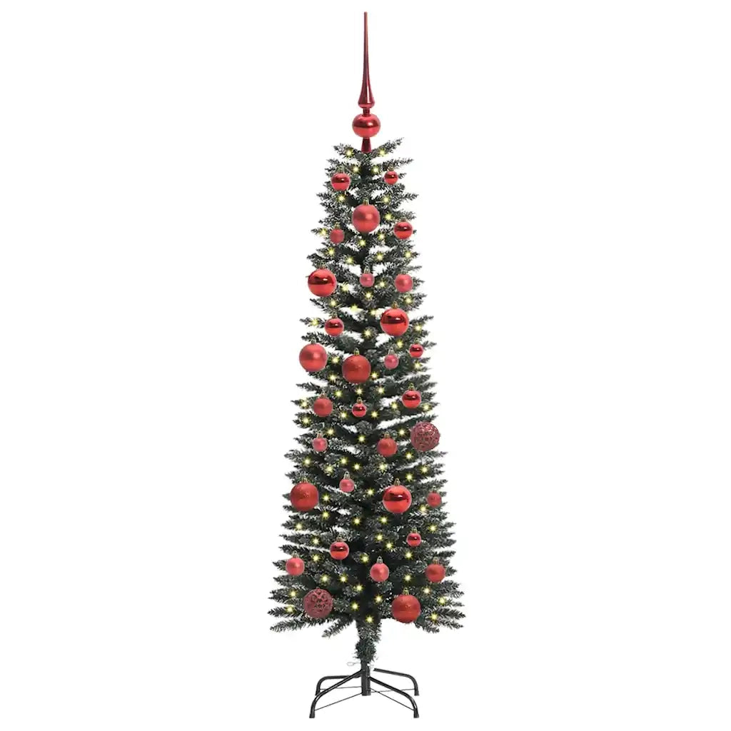 Albero di Natale Artificiale-Albero Natalizio con 150 LED Verde 150 cm 639870