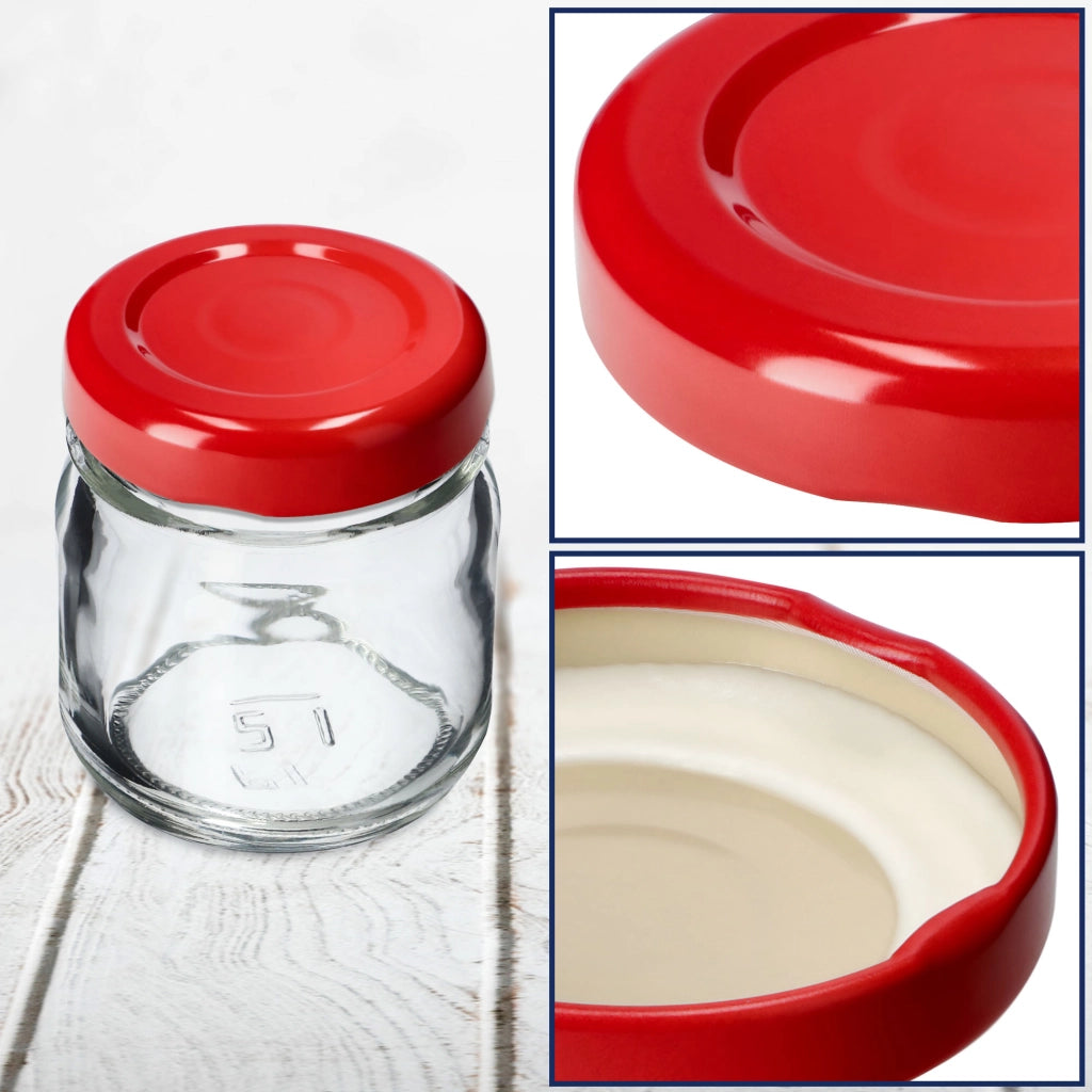 Tappi KADAX per barattoli e bottiglie Fi 43 Coperchi per bottiglie 10 pezzi