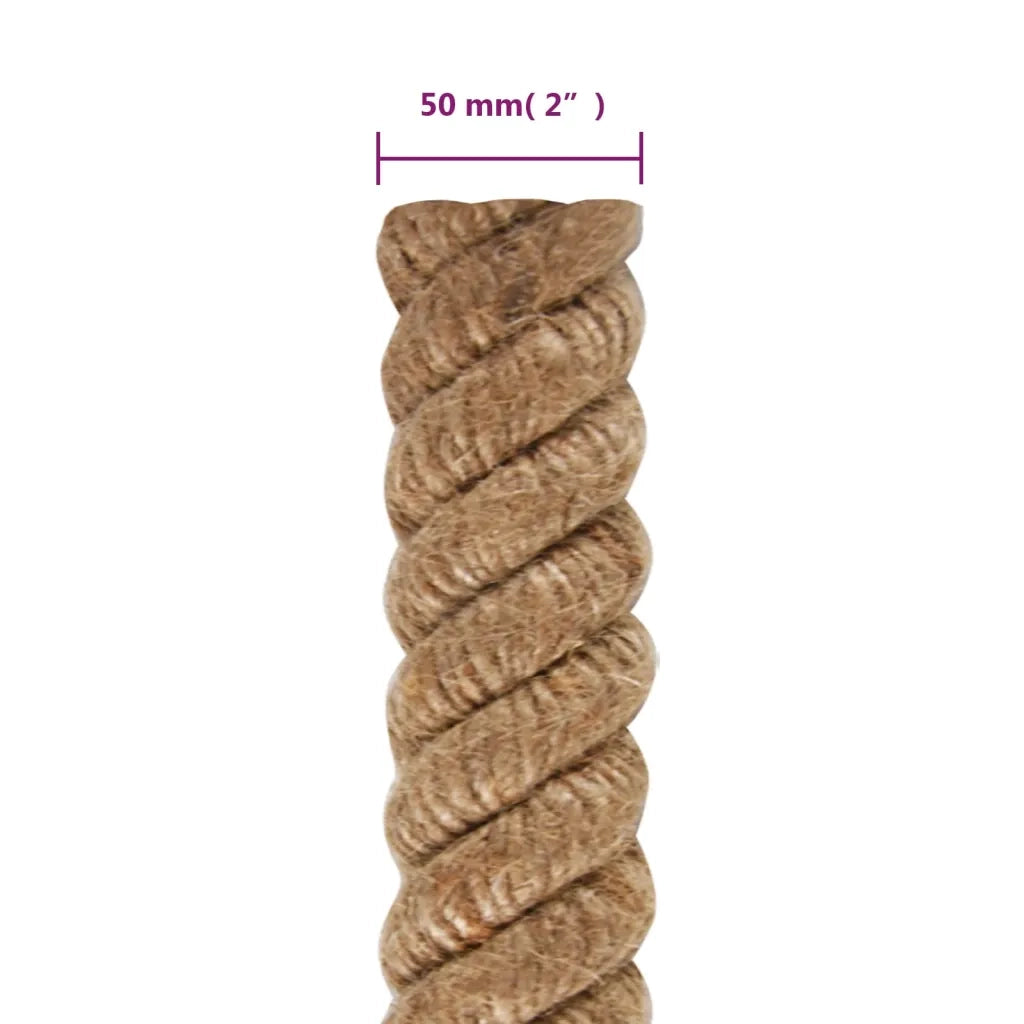 vidaXL Corda in Juta Lunga 10 m Spessa 50 mm