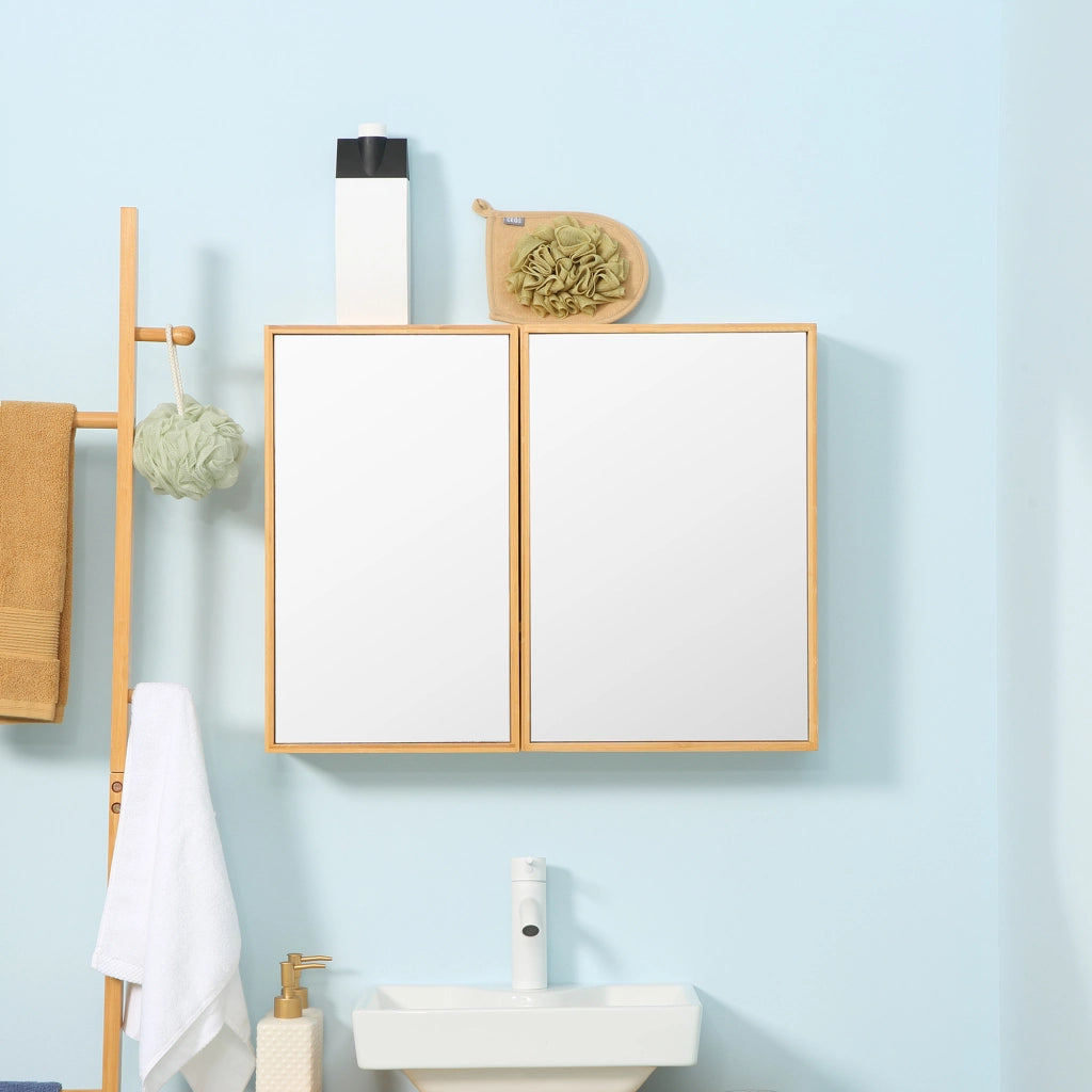 Armadietto Specchio Sospeso Bagno ¨C Minimal ¨C Bamb¨´ 65.2x14x50cm