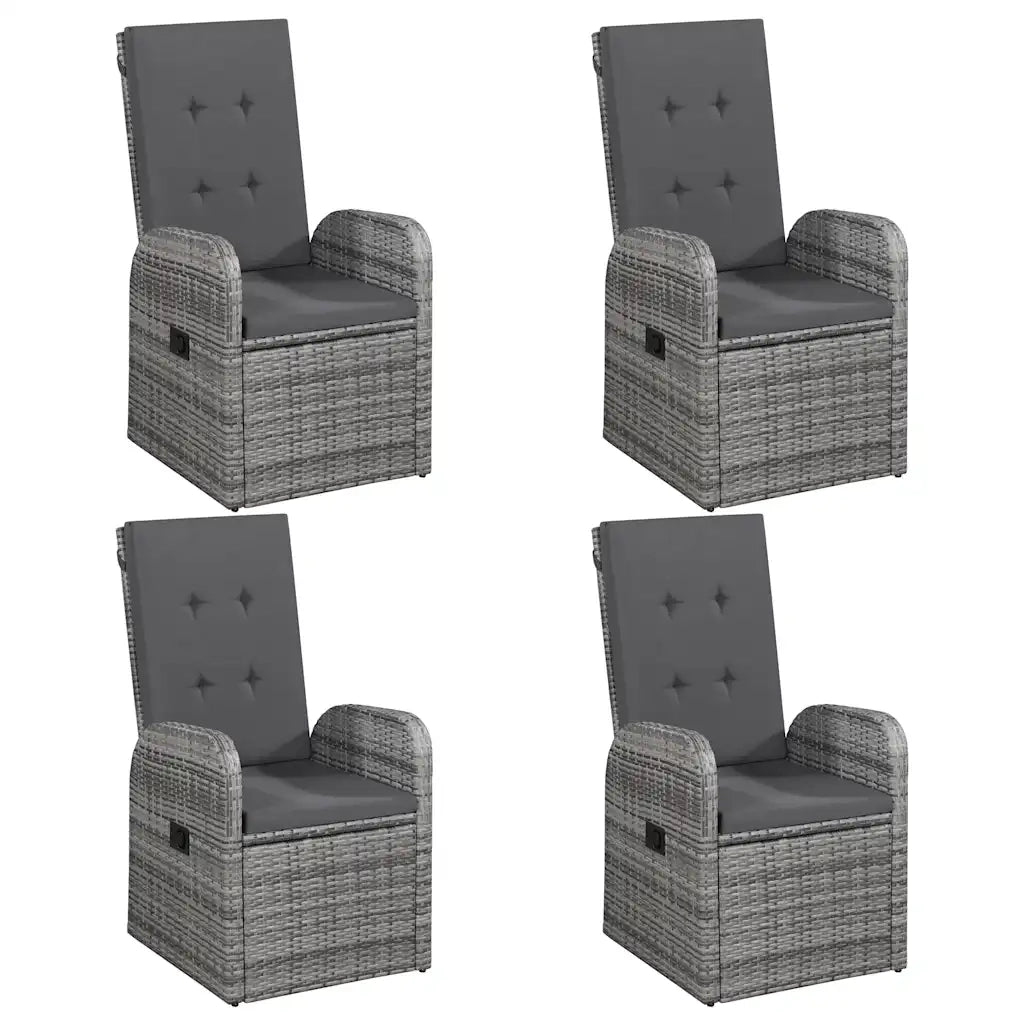 Set da Pranzo da Giardino 7 pz Grigio cod mxl 43196